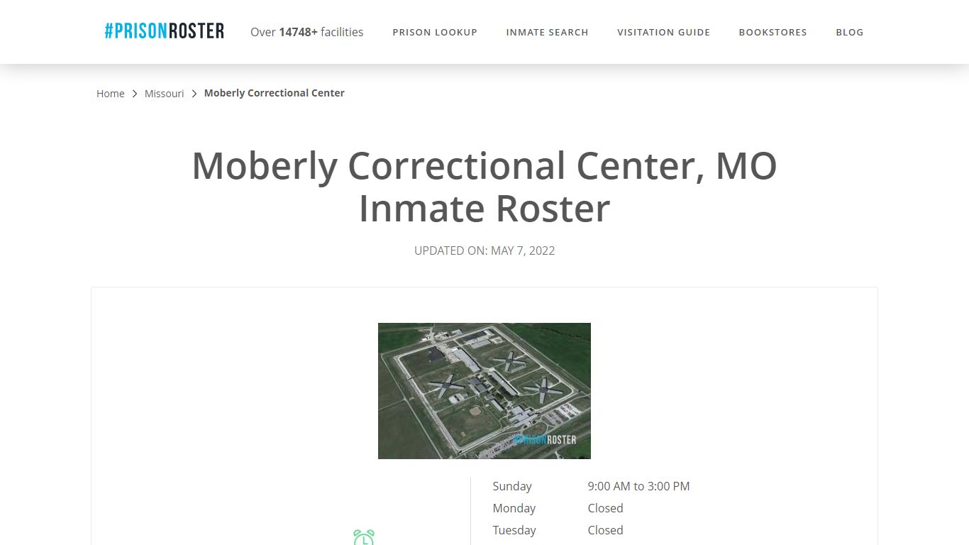 Moberly Correctional Center, MO Inmate Roster