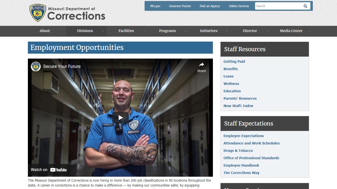 Moberly Correctional Center - Missouri Department of ...